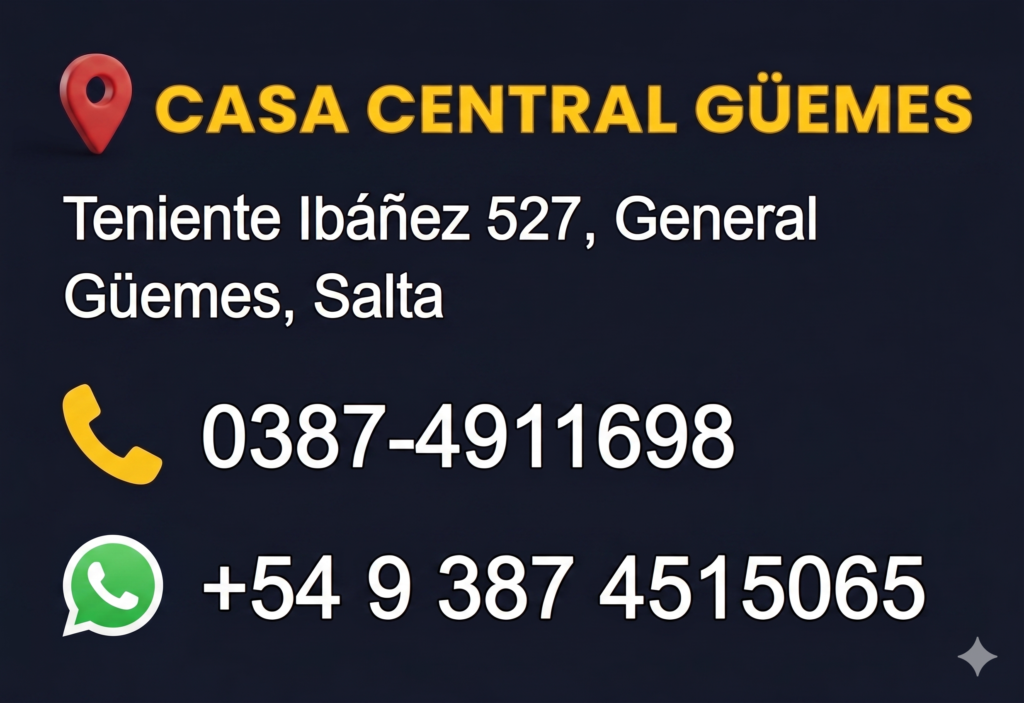 contactos general guemes